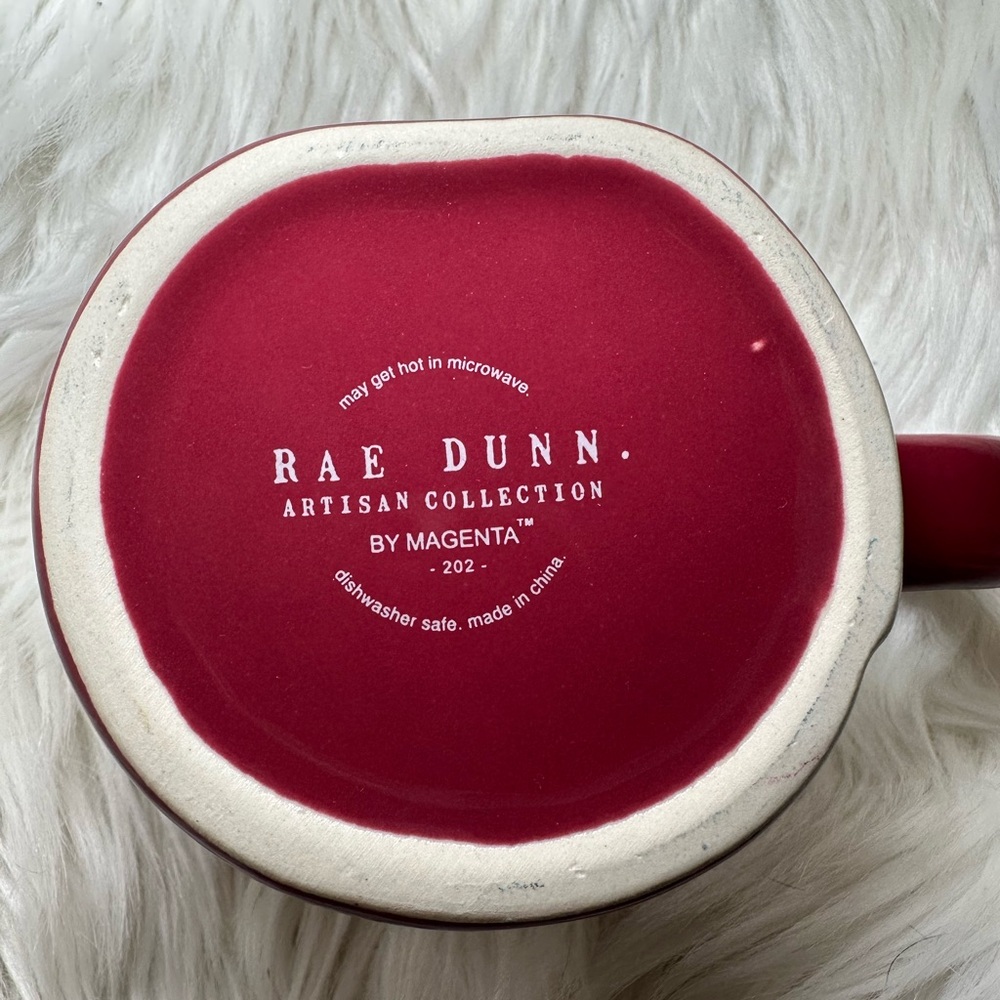 Rae Dunn Cuddle Weather Cranberry Mug - Picture 3 of 3